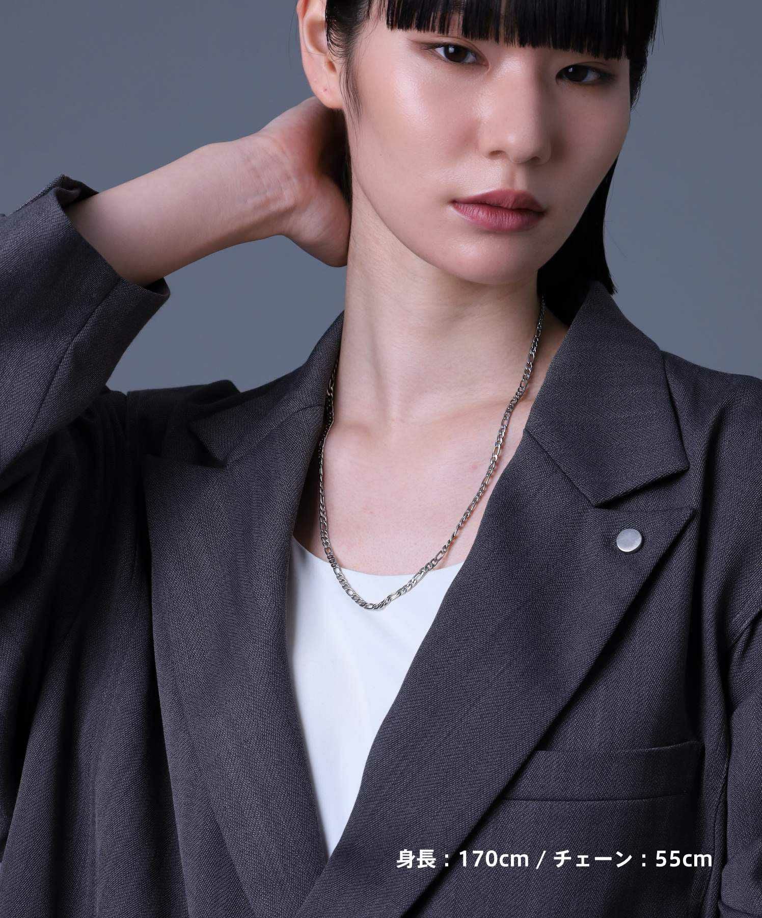 限定展開】“LH-1”スレンダリーチェーンネックレス（フィガロ