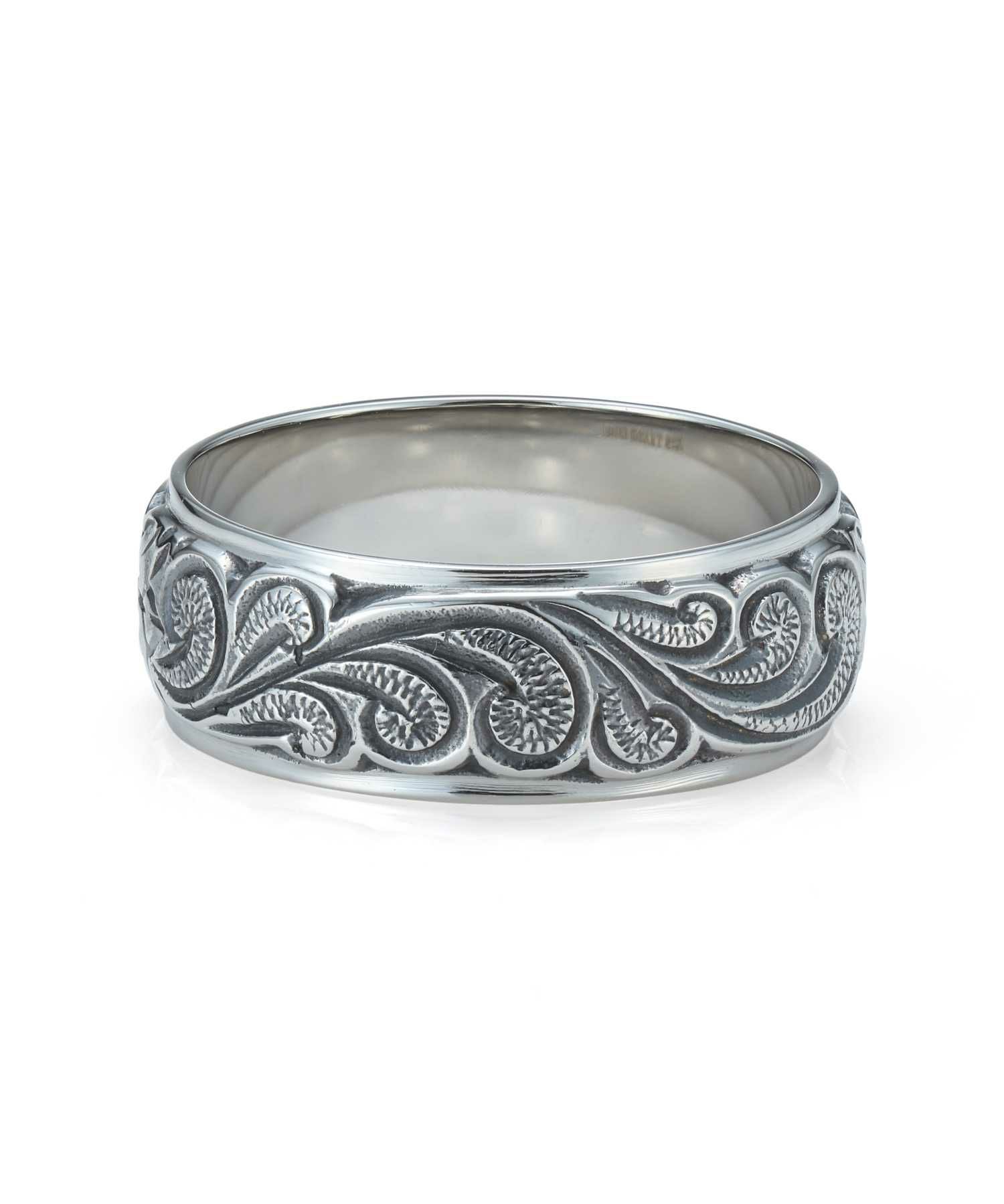 限定展開】“HAWAIIAN”ワイドリング（シルバー）/サージカルステンレス