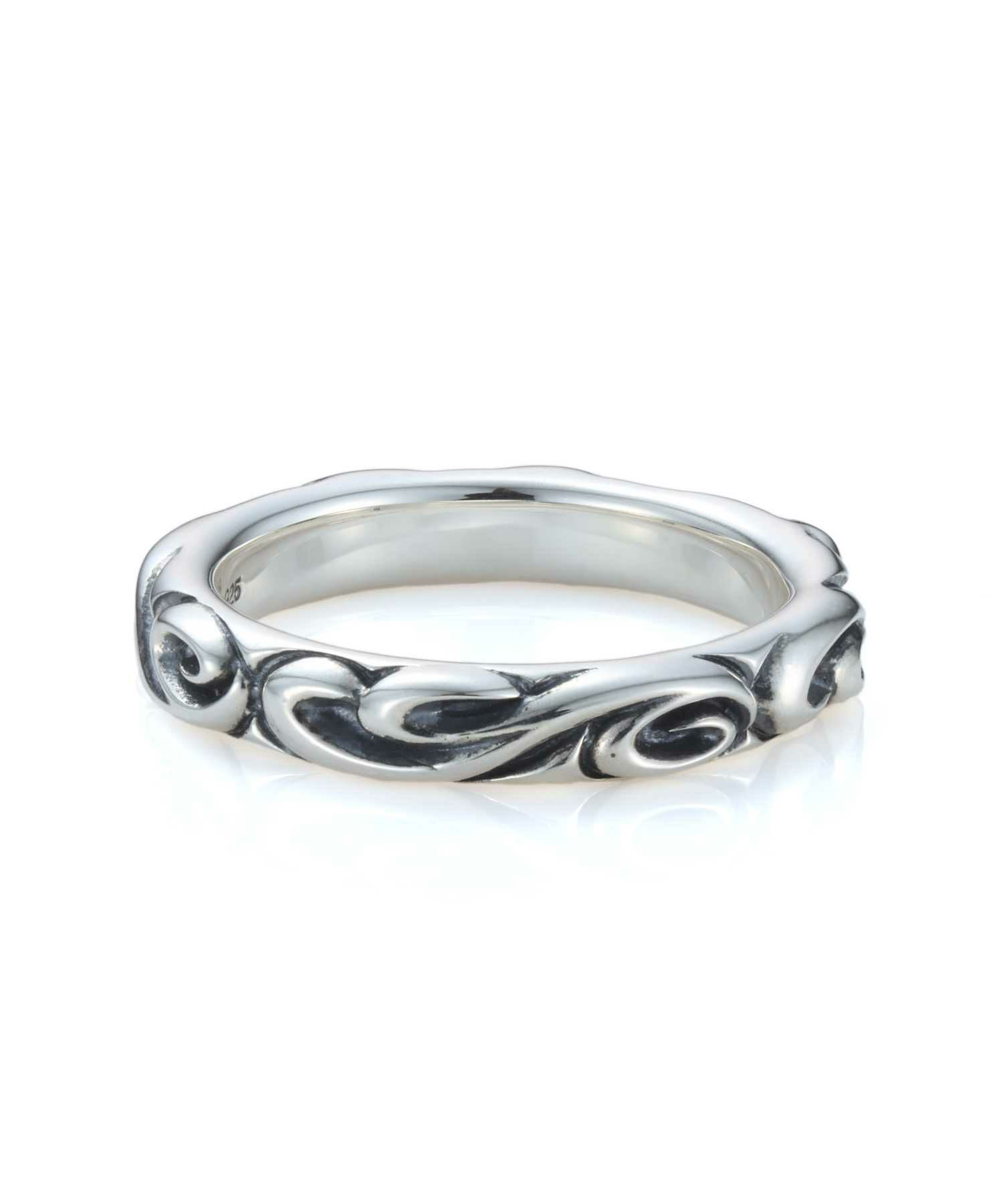 HOWL”タテガミスクロールリング/シルバー925 | LION HEART STORE