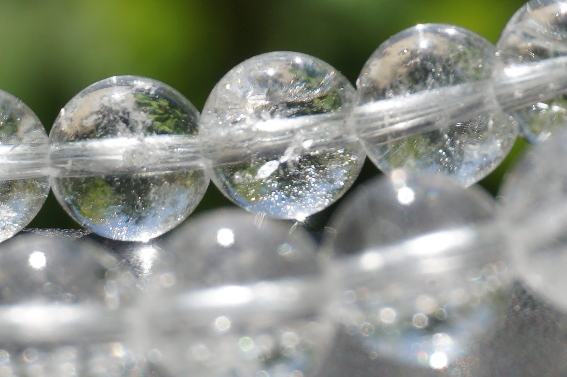 サチャロカマスタークリスタル グランドアースブレスレット