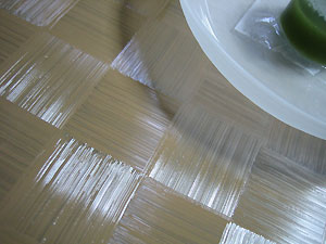 宮内庁御用達 漆器 山田平安堂】【夏季限定】ランチョンマット 白漆