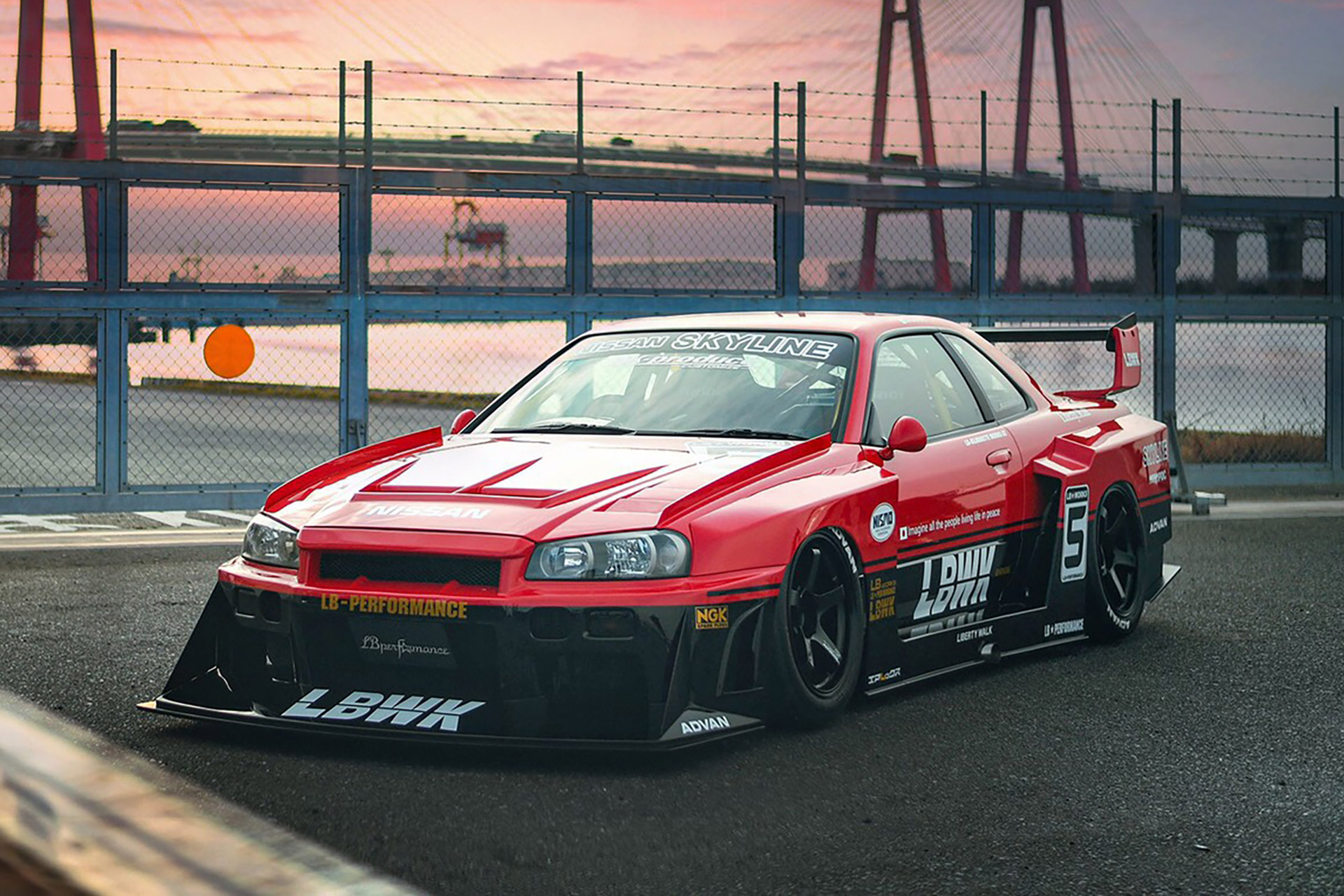 LB-ER34 Super Silhouette SKYLINE - LIBERTY WALK | リバティーウォーク