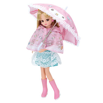 マイメロディだいすき リカちゃんレインコートセット｜商品情報｜リカ