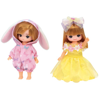LW－21 ミキちゃんマキちゃんドレスセット うさみみパジャマと