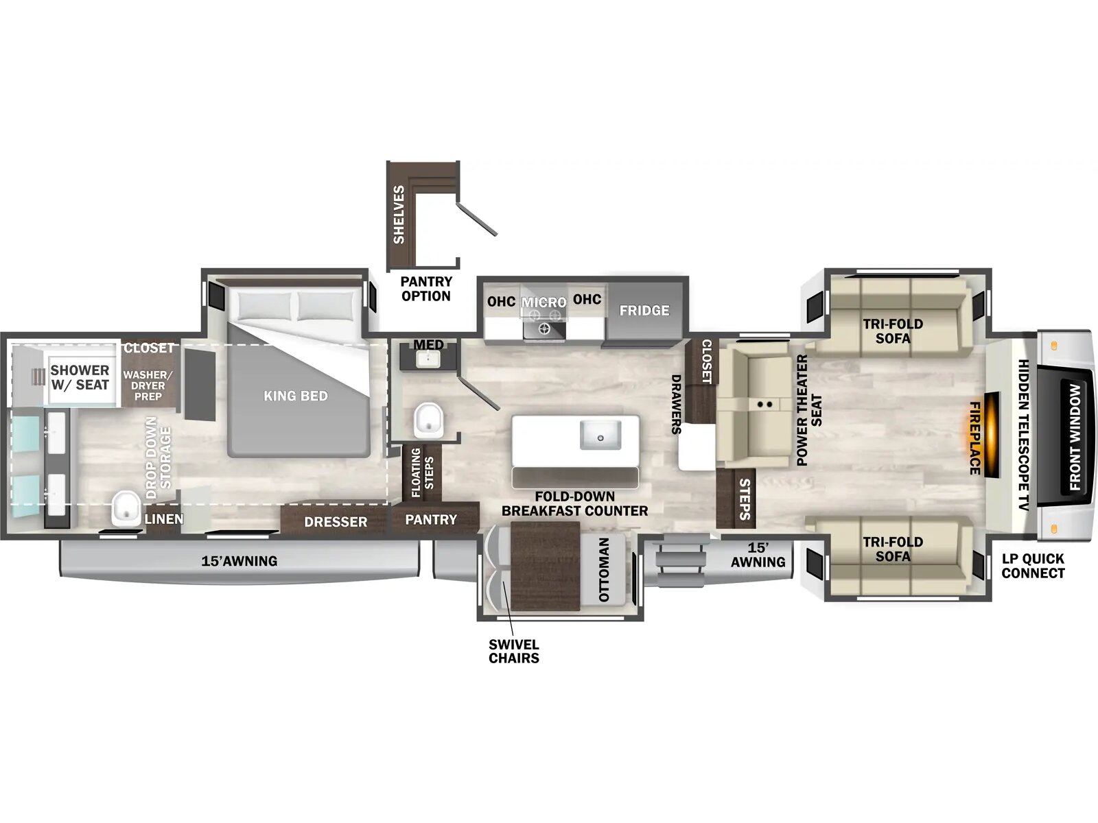 2025 Forest River Cedar Creek for sale in Spring, TX | New Forest