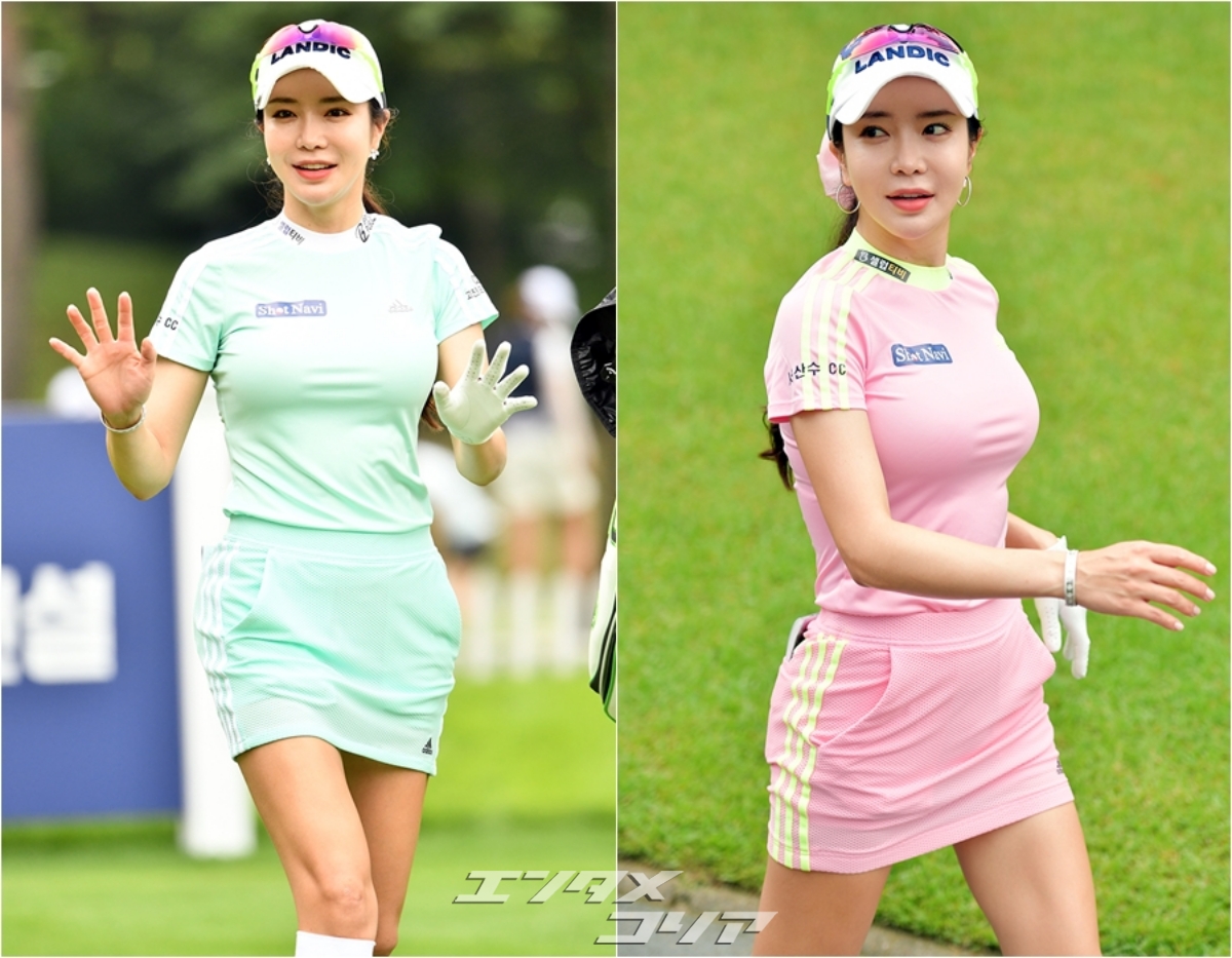 フィールドの女神」アン・シネ、「ミントVSピンク」どんなカラーも見事