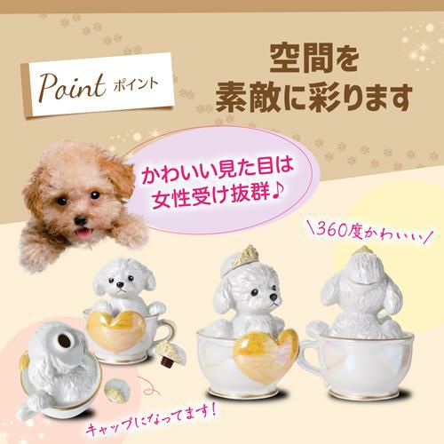 送料無料 正規品 ブランデー 箱付き ティーカッププードル デキャンタ