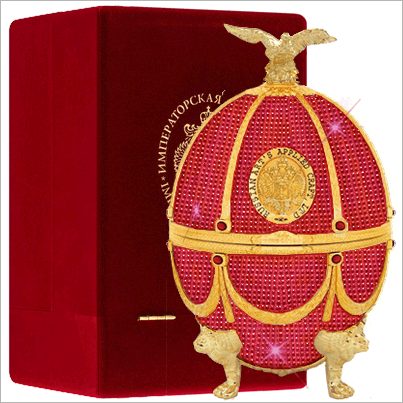 LIQUORS.K / インペリアル コレクション / クリア ルビー エッグ