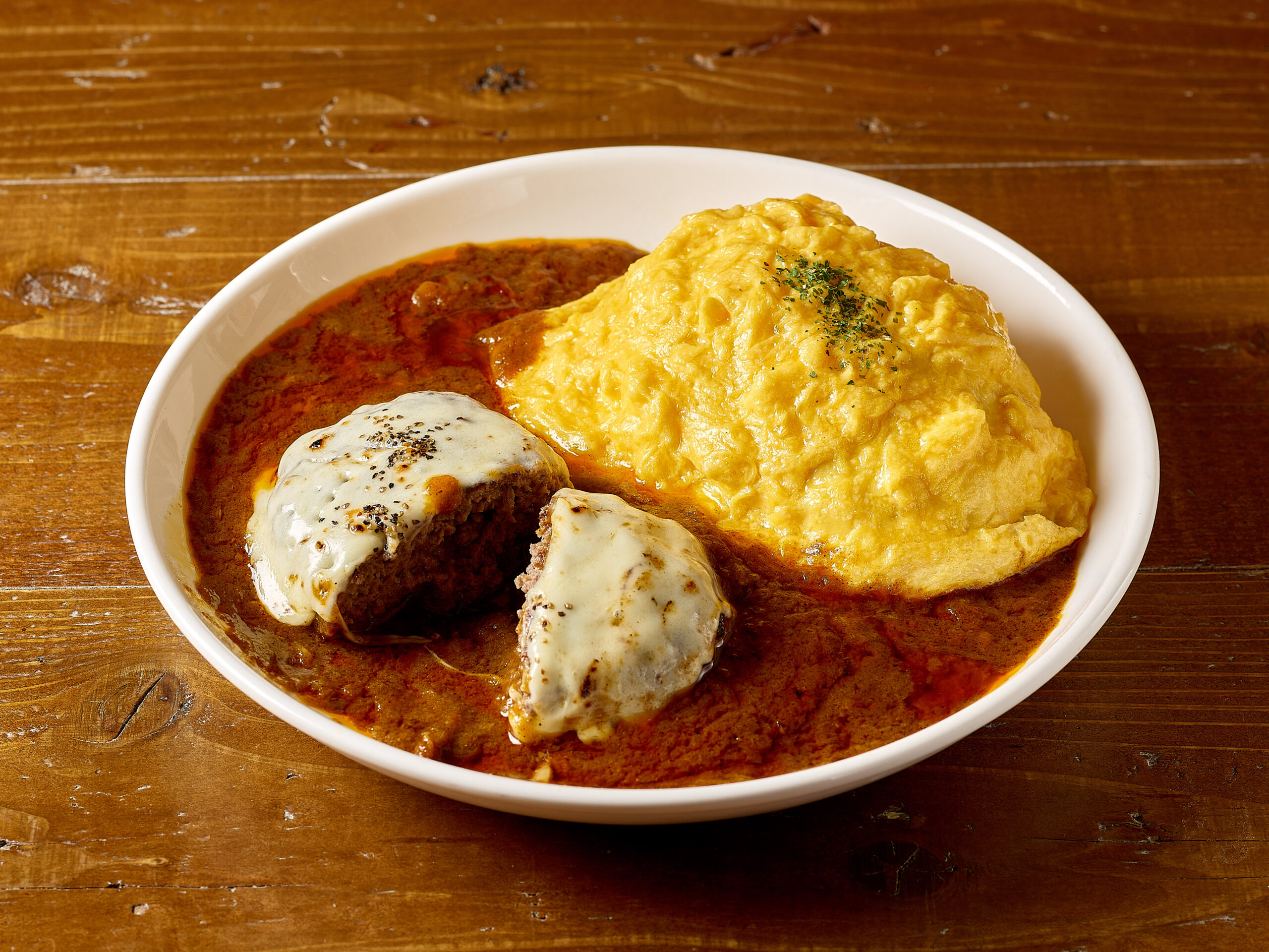 1日分の野菜カレーオムライス - リトルヤミー