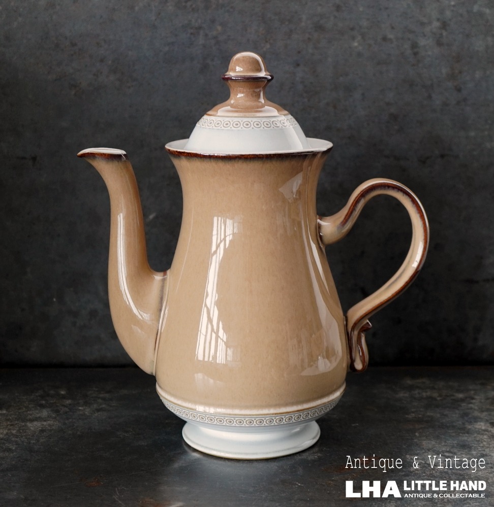 ENGLAND antique DENBY Seville TEA POT イギリスアンティーク