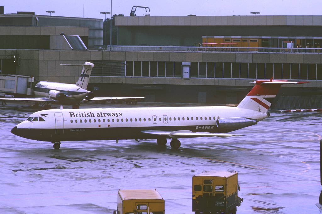 British Airways BAC 111-510ED One-Eleven; G-AVMW, July 197… | Flickr
