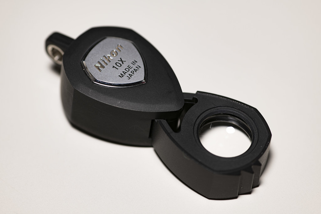 石好きによるルーペ紹介③『Nikon 宝石鑑定用ルーペ 10x』 - マクロ