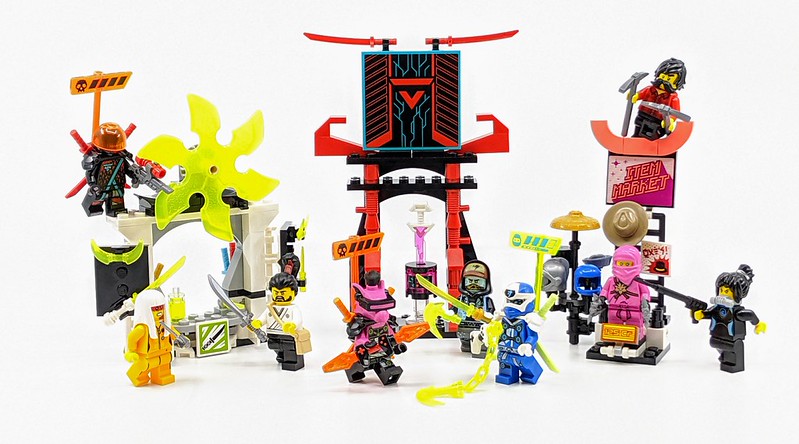 71708: LEGO NINJAGO Gamer's Market Set Review - BricksFanz