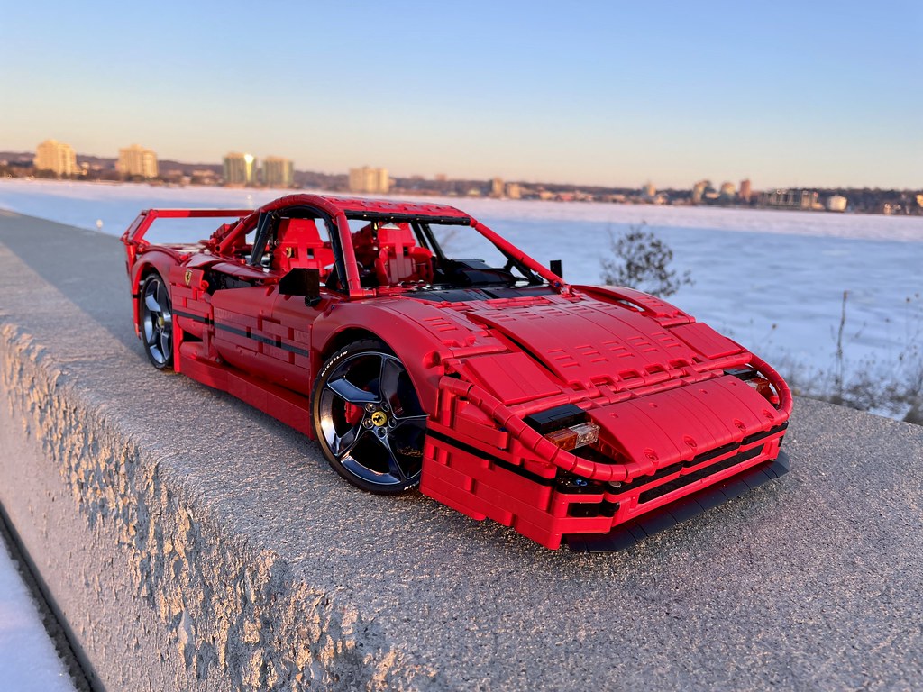 Ferrari F40 - 1:8 Scale - Instructions ready! - LEGO Technic
