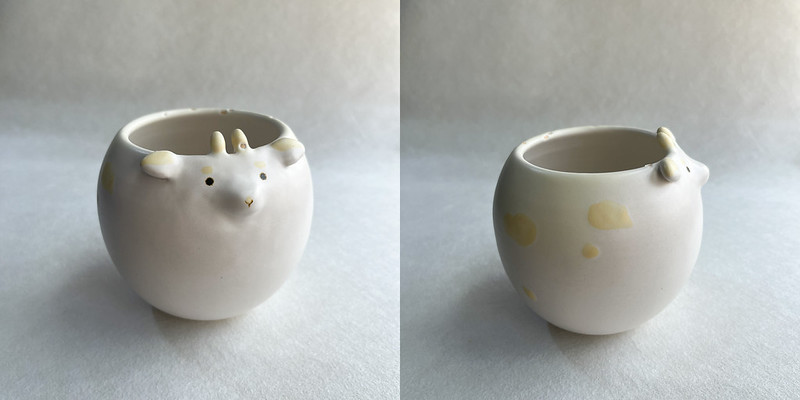 台湾 植木鉢 花入 陶芸 手作り陶器 ツーもち-陶磁器 - Pinkoi