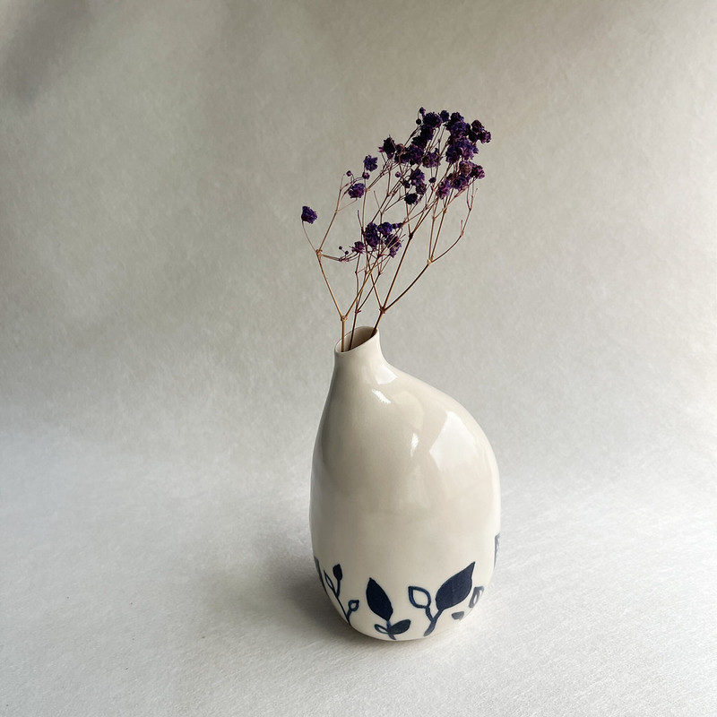 送料無料】台湾 花入 花瓶 陶芸 手作り陶器 ツーもち-陶磁器 - Pinkoi