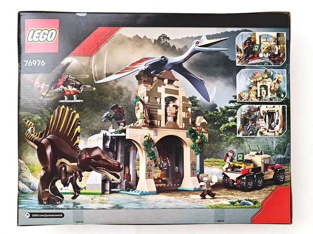 LEGO Jurassic World Rebirth Spinosaurus & Quetzalcoatlus Air