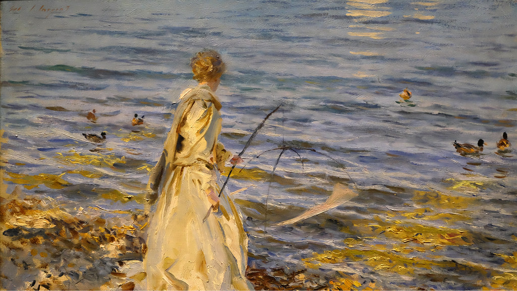 John Singer Sargent | Girl Fishing, 1913 | ジョン・シンガー