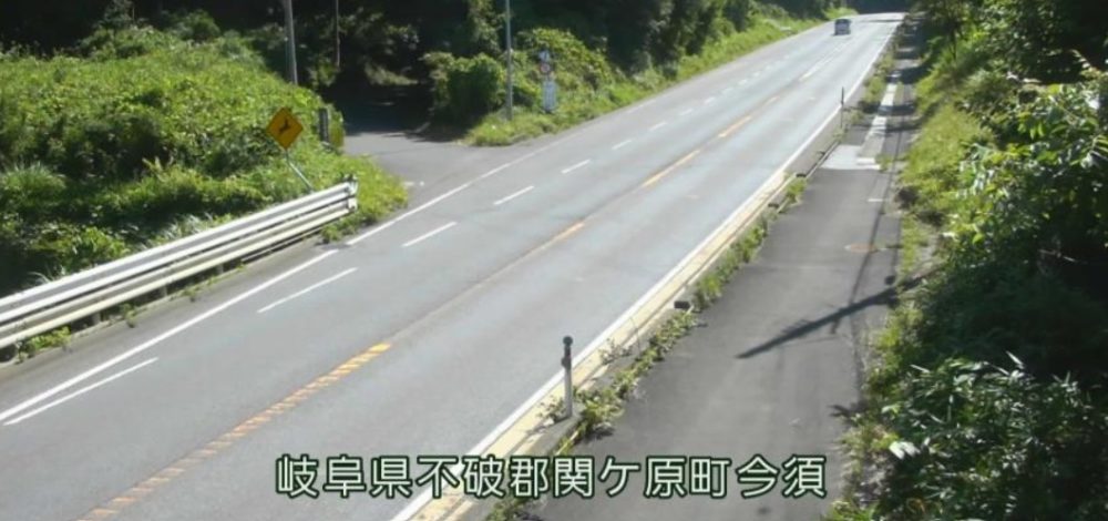 国道21号86.7KP山中西側ライブカメラ | 岐阜県関ケ原町今須 | ライブ
