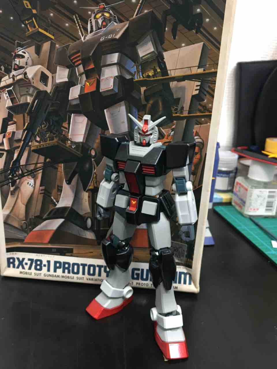 ミニ四駆ブログ ガンダムブログ ガンダムEGプロトタイプガンダム製作