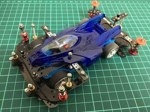 ミニ四駆ブログ MSフレキのカーボンプレートスラスト抜け : 子育て