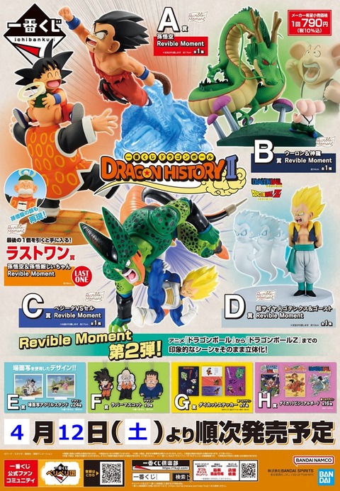 一番くじ ドラゴンボール DRAGON HISTORY Ⅱ 発売2日目のメルカリ