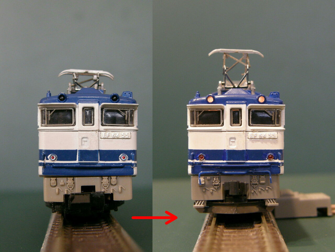 トミックス旧製品「EF64形・ユーロライナー」のアップデート