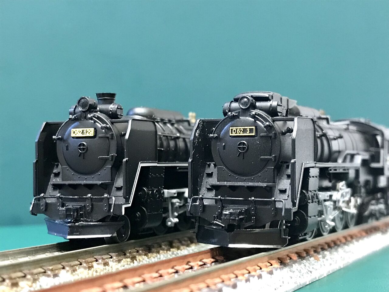 マイクロエースの「D52形」と「D62形」を並べてみました。 : エヌゲ道