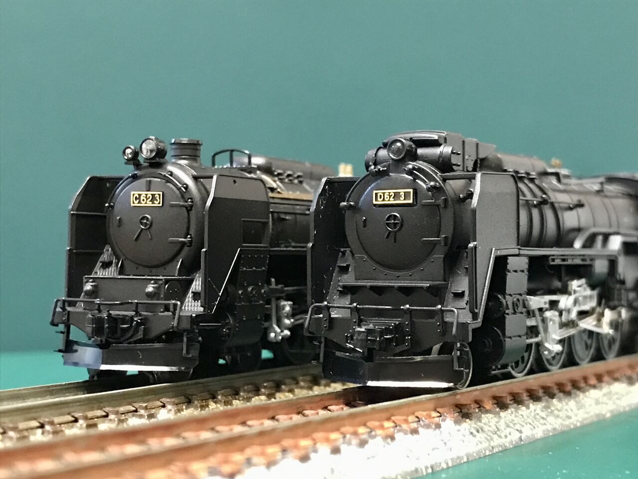 KATO「C62形」とマイクロエース「D62形」を並べてみました。 : エヌゲ
