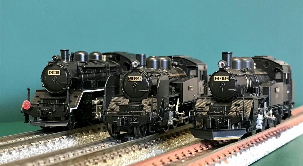 国鉄のタンク式蒸気機関車を並べてみました。 : エヌゲ道 since 2015