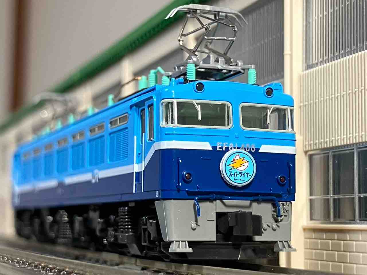 KATO EF81 408 JR貨物試験塗装 入線 : 夏島鉄道
