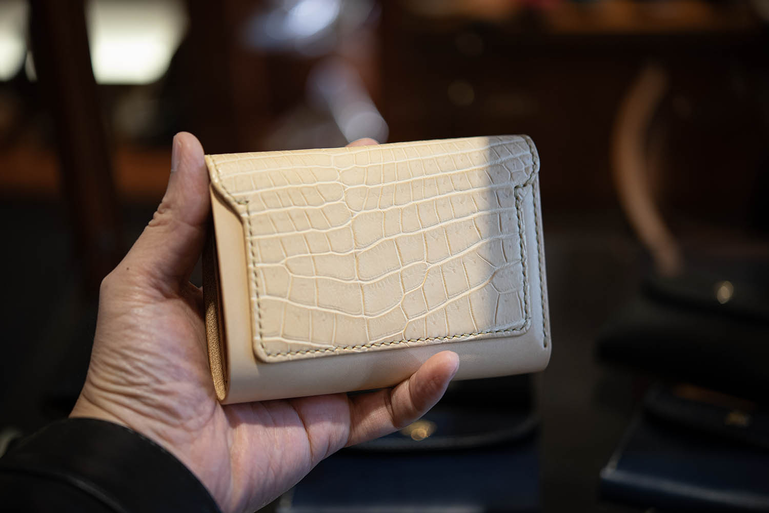 クロコ3つ折り財布ミドルサイズ : NATORIYAのブログ