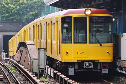 銀座線1000系1139Fの小石川出場回送＠四ツ谷 : 支配人のたららんな日々♪