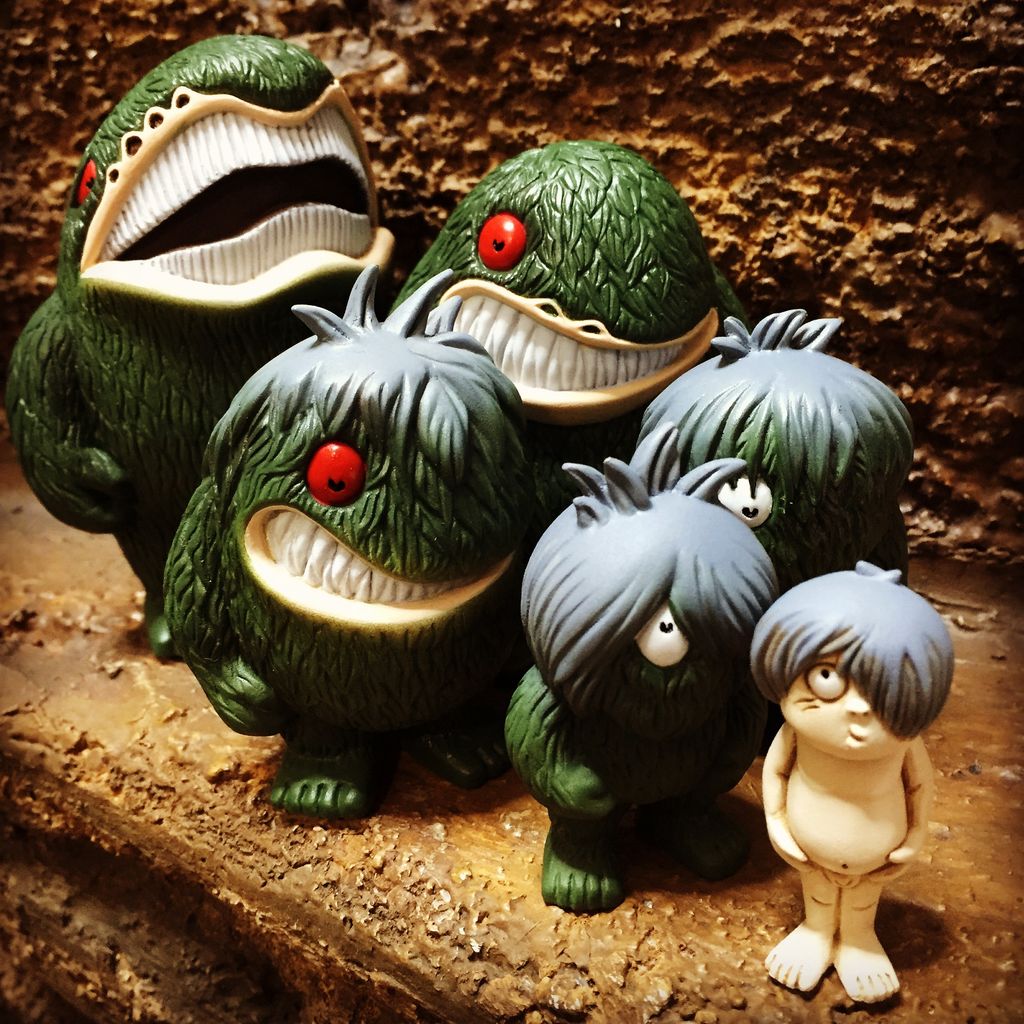 新作「大海獣から鬼太郎へ」緑ver. : アルイミマケズ