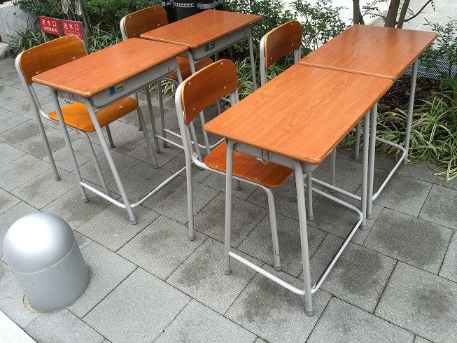 2号サイズ学校の机と椅子 中古 リサイクル 大阪 : ☆オフィス家具
