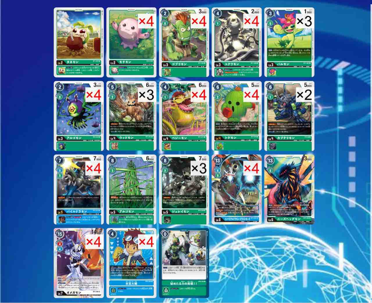 デッキレシピ》目指せ！1ターンキル⁈進撃インペリアルドラモンデッキ