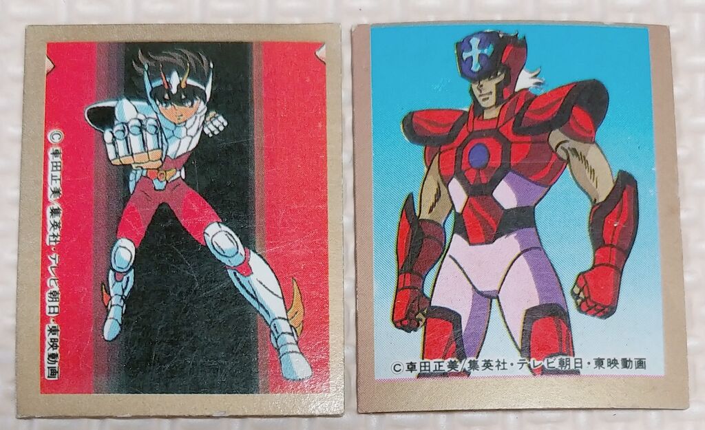 日記 アマダの聖闘士星矢マグネットを整理してみたけれど… 駄菓子屋