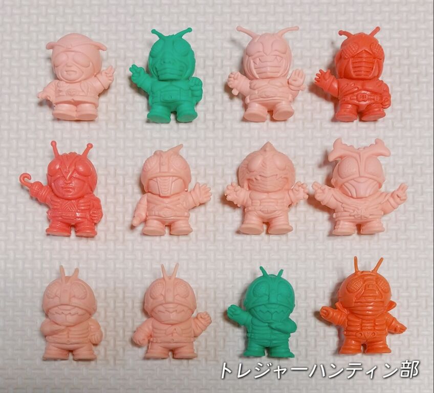 SD仮面ライダー倶楽部 パート1 消しゴム リスト ガシャポン