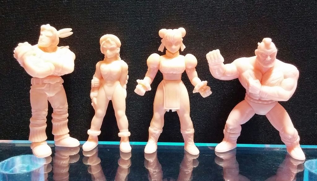 ストリートファイターⅡ 消しゴム 塩ビ人形 スト2 : トレジャー