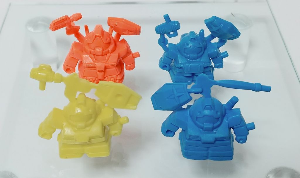 ガン消しのパーツの見分け方4 ジム系 パーツ 武器 違い SDガンダム