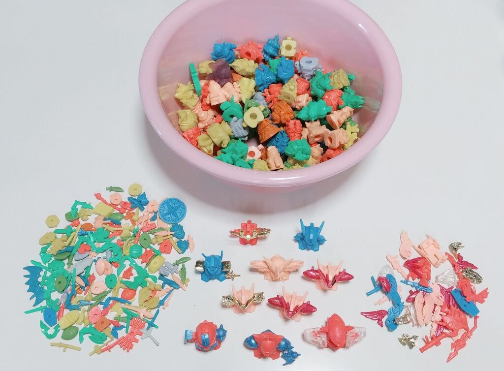 纏め開封洗浄日記 外伝中心のガン消し SDガンダムR SDR 消しゴム