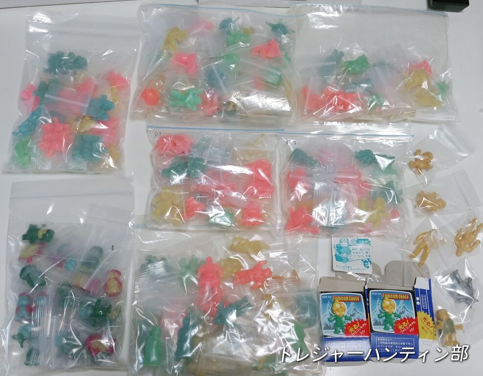 所持確認&リスト纏め ロッテ ファミコンチョコ 消しゴム 蓄光 スーパー