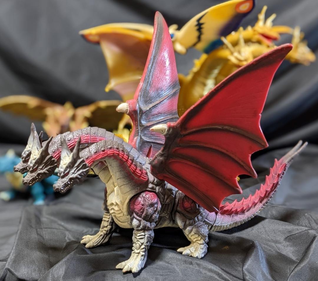 平成モスラ3部作（バンダイ）ソフビフィギュア6体セット : 恐竜怪獣