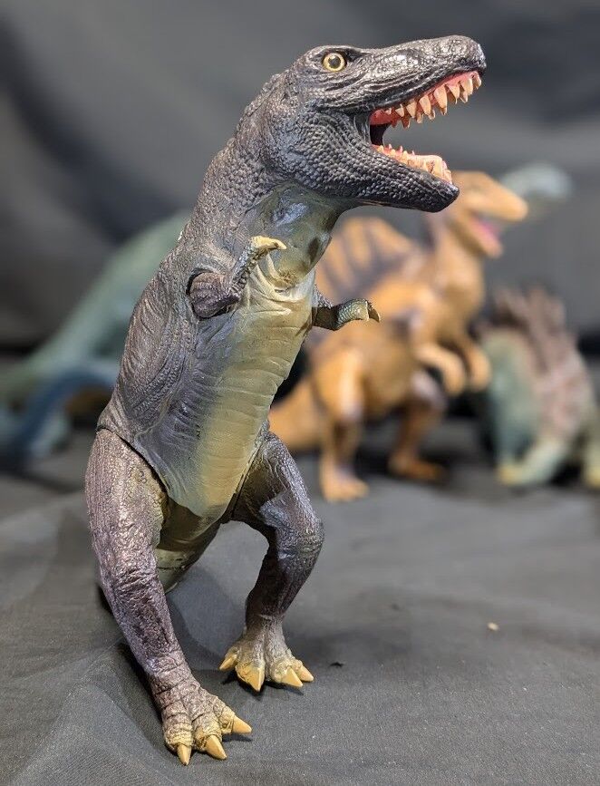 昭和レトロ恐竜（ツクダホビー）ソフビフィギュア6体セット : 恐竜