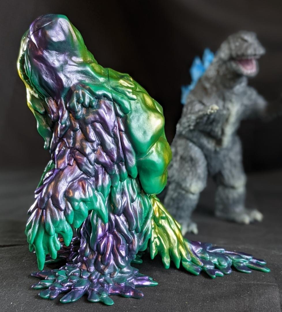 ゴジラ対ヘドラ（Y・MSF）ソフビフィギュア2体セット : 恐竜怪獣