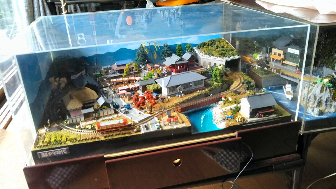 模型 少年時代 ジオラマ 昭和の街 里山 模型少年時代ジオラマ昭和の街里山