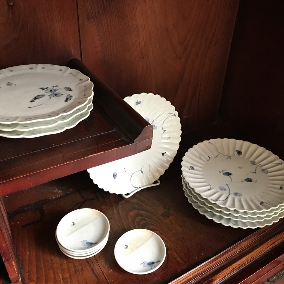 佐藤もも子さんのお皿2枚 佐藤もも子さん お皿