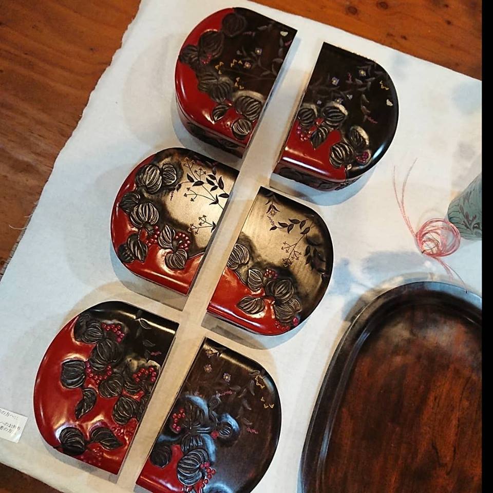 川添日記 草木彫漆器展より @gallery : うつわ屋Living&Tableware NEWS