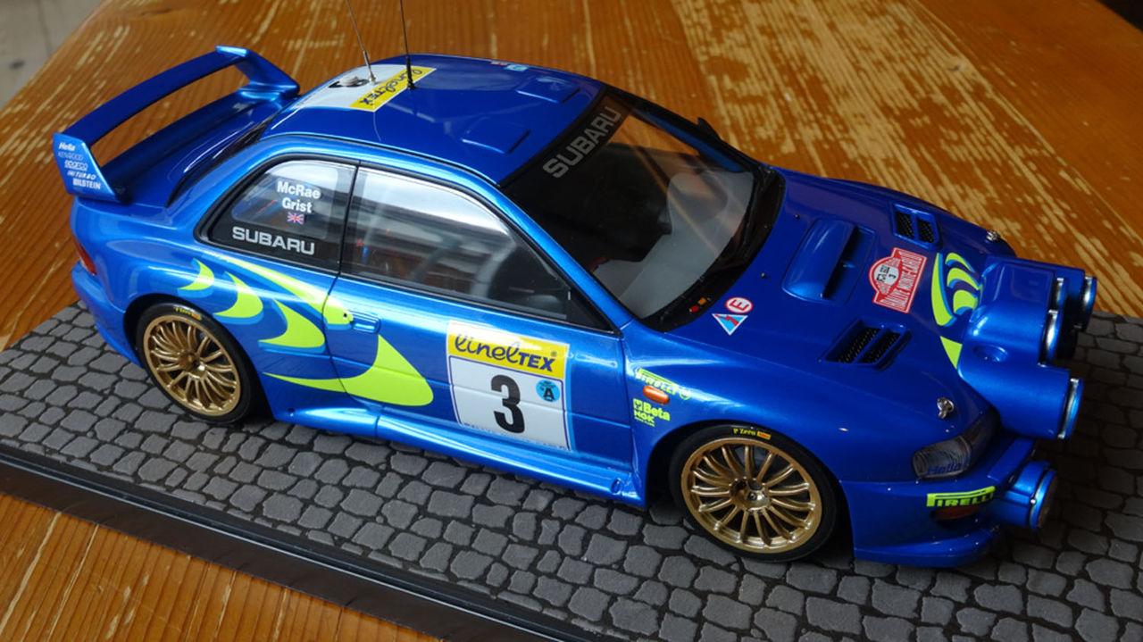 タミヤ スバル インプレッサWRC'98モンテカルロラリー 完成