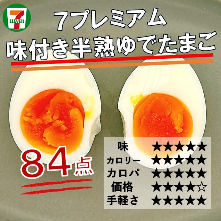 914レビュー目/84点】コンビニの定番商品『ゆでたまご』をレビュー